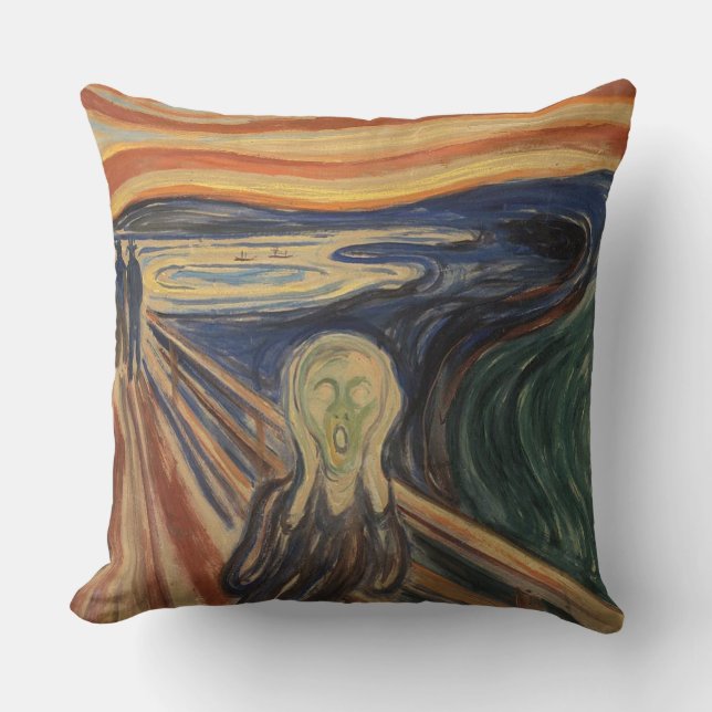 Coussin Le Cri Edvard Munch 1893 (Recto)