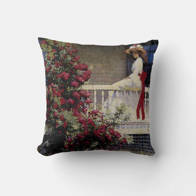Coussin Le Crimson Rambler (Recto)