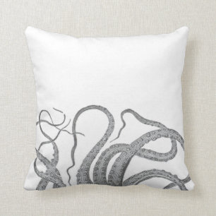 Coussin Le cru nautique de tentacules de poulpe kraken le