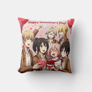 COUSSIN LE CUSHION ANIME DE LA JOURNÉE DE VALENTINE
