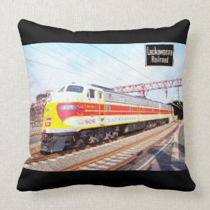 Coussin Le Delaware Lackawanna et locomotive occidentale