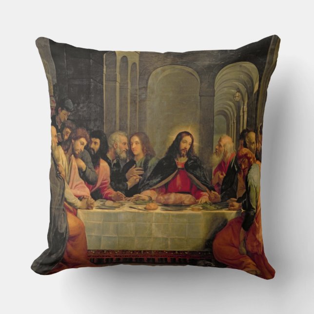 Coussin Le dernier dîner 2 (Recto)