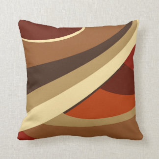 Coussin Le design contemporain brun, rouille, beige