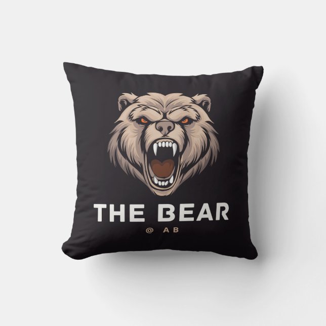Coussin le design d'oreiller d'ours (Recto)