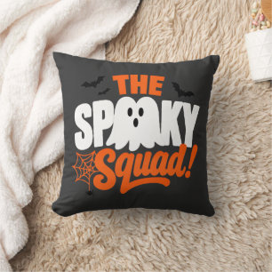 Coussin Le design Halloween de la bande effrayante