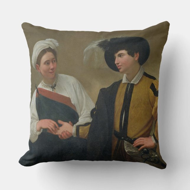 Coussin Le diseur de bonne aventure (La Buona Ventura), (Recto)