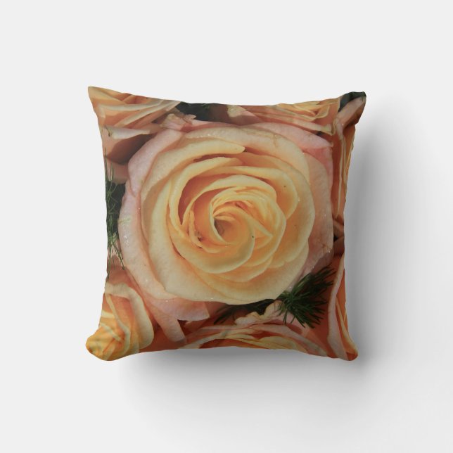 Coussin Le double de pillowm de rose de rose en pastel a (Recto)