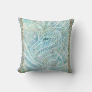 Coussin Le dragon fantasy "Starlight" de Renee Lavoie