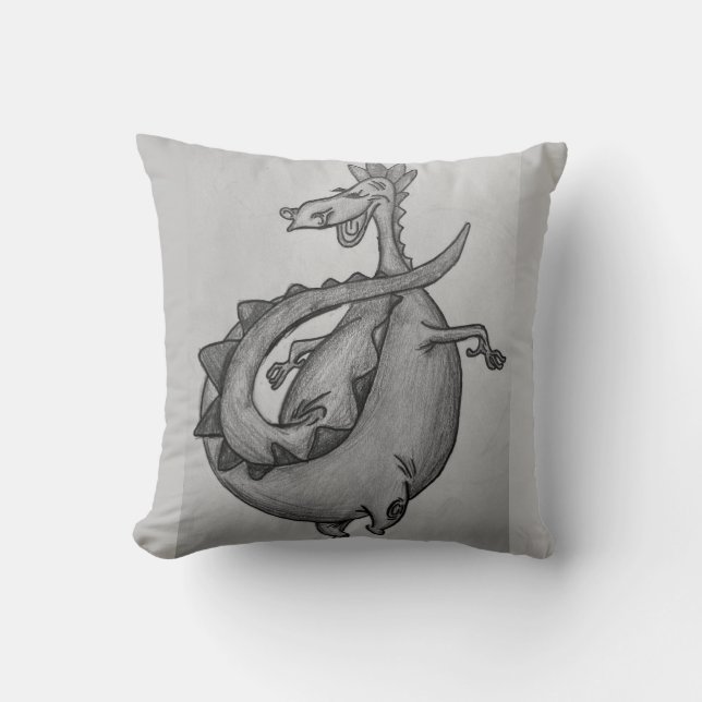 Coussin Le dragon magique (Recto)