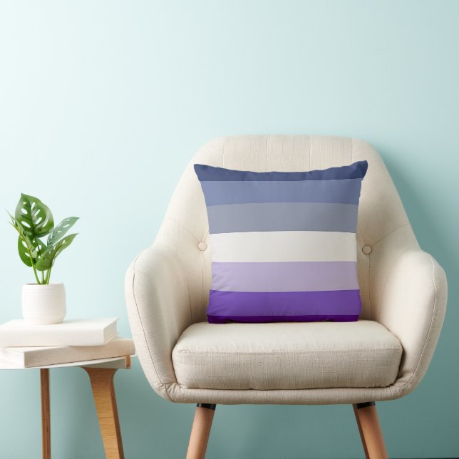 Coussin Le drapeau de la fierté butch lesbienne de Slipper (Chaise)