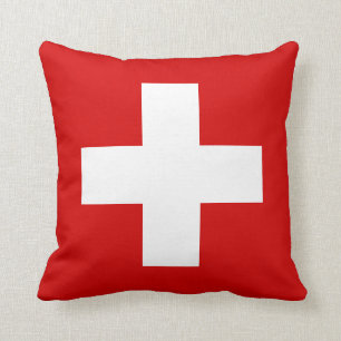 Coussin Le drapeau de la Suisse
