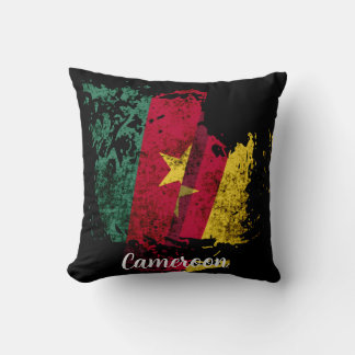 Coussin le drapeau du Cameroun