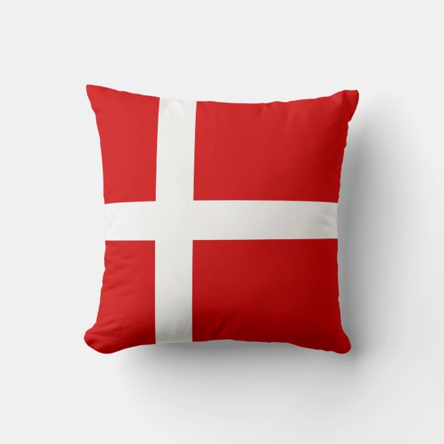 Coussin Le drapeau du Danemark (Recto)