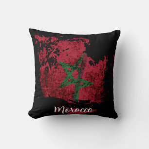 Coussin le drapeau du Maroc