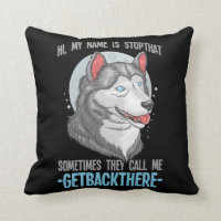 Le drôle de propriétaire sibérien de Chien Husky