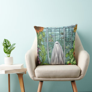 Coussin Le fantôme dans la serre