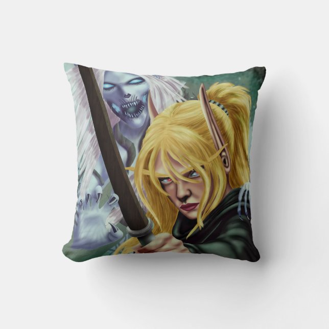 Coussin Le fantôme et le corps (Recto)