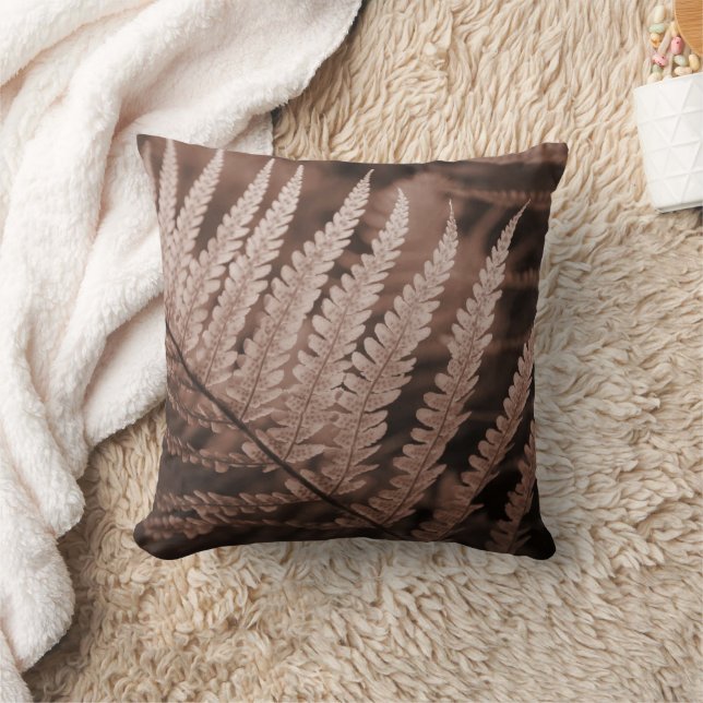 Coussin Le feuillage botanique Mocha Mousse (Couverture)