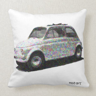 Coussin Le Fiat classique ardent 500