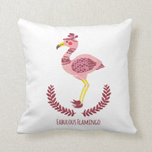 Coussin Le Flamant rose fabuleux