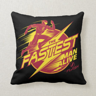 Coussin Le Flash L'Homme Le Plus Rapide Vivant