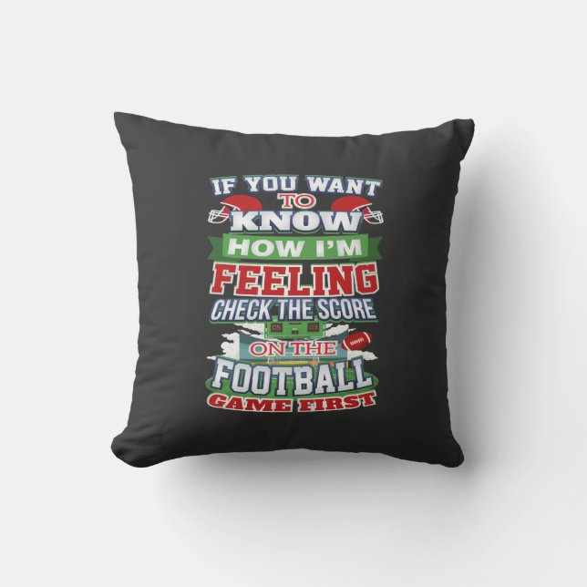Coussin Le football (Recto)