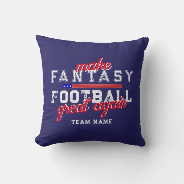 Coussin Le football d'Imaginaire une grande fois de plus P (Recto)