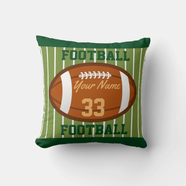 Coussin Le football personnalisé (Recto)