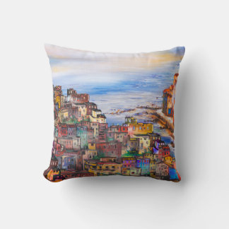 Coussin Le front de mer à Naplesitaly, naples, napoli, vil