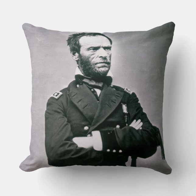 Coussin Le Général William T. Sherman (1820-91) (photo de (Recto)