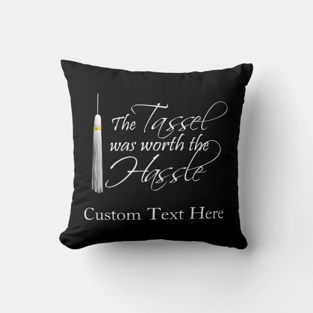 Coussin Le gland a valu la dispute (Recto)