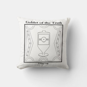Coussin Le Gobelet de la Vérité