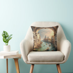 Coussin Le Grand Canal à Venise Italie Voyage