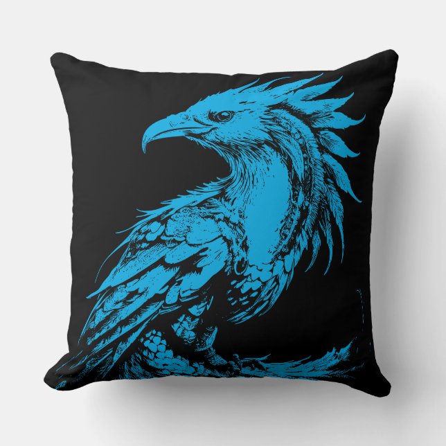 Coussin "Le Griffon" Couleur Personnalisable  (Recto)