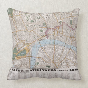 Coussin Le guide de Wallis pour des étrangers par Londres