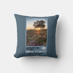 Coussin Le Hampshire de la forêt Angleterre