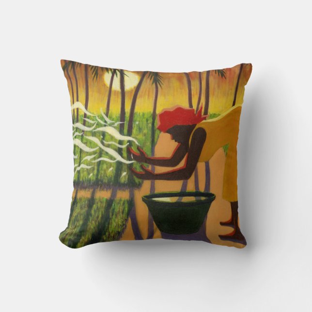 Coussin Le jardin 2007 d'esprit (Recto)