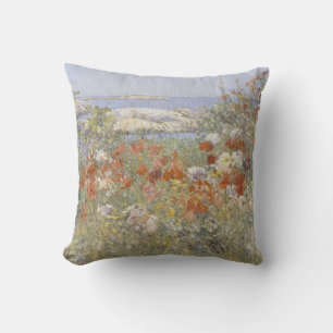 Coussin Le jardin de Celia Thaxter par Frederick Childe Ha