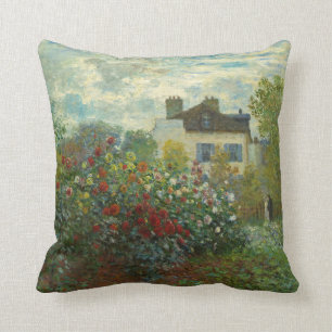 Coussin Le jardin de l'artiste à Argenteuil par Monet (187