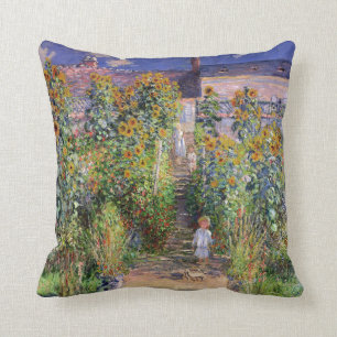 Coussin Le jardin de l'artiste par Claude Monet