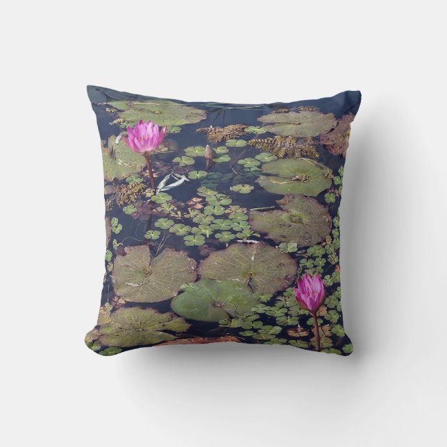 Coussin Le jardin de Monet (Recto)
