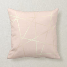 Le joli or rose élégant et rougissent géométrique