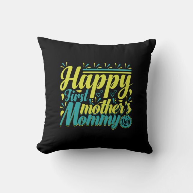 Coussin Le Jour de Maman (Recto)