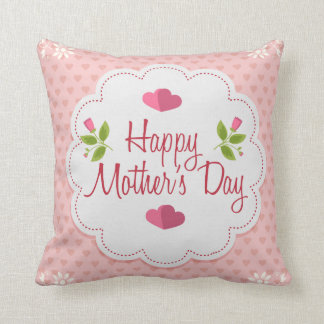 Coussin Le jour de mère heureux