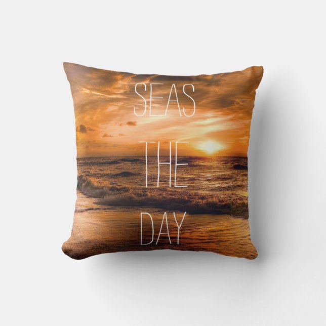 Coussin Le Jour des mers (Recto)