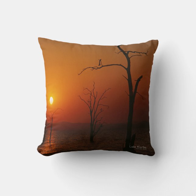 Coussin Le lac Kariba (Recto)