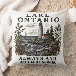 Coussin Le lac Ontario toujours et à jamais
