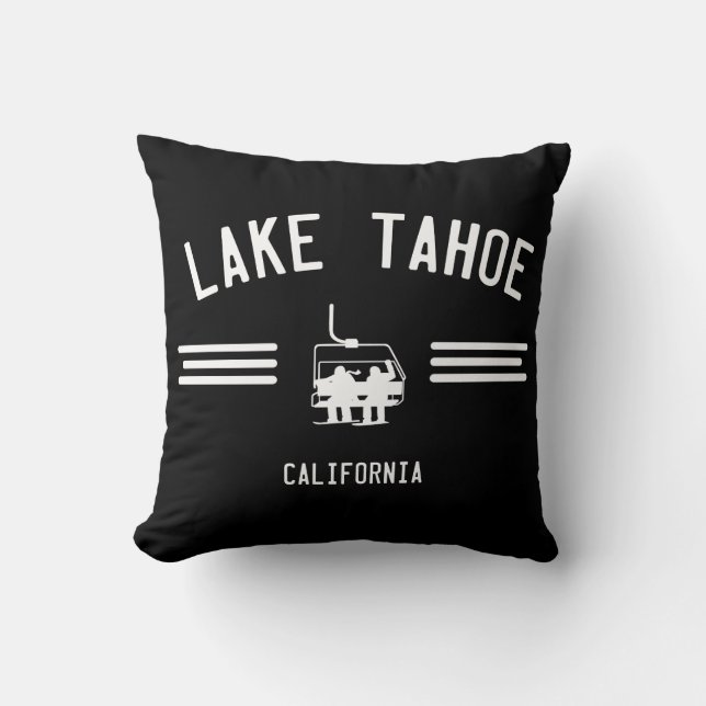 Coussin Le lac Tahoe la Californie (Recto)