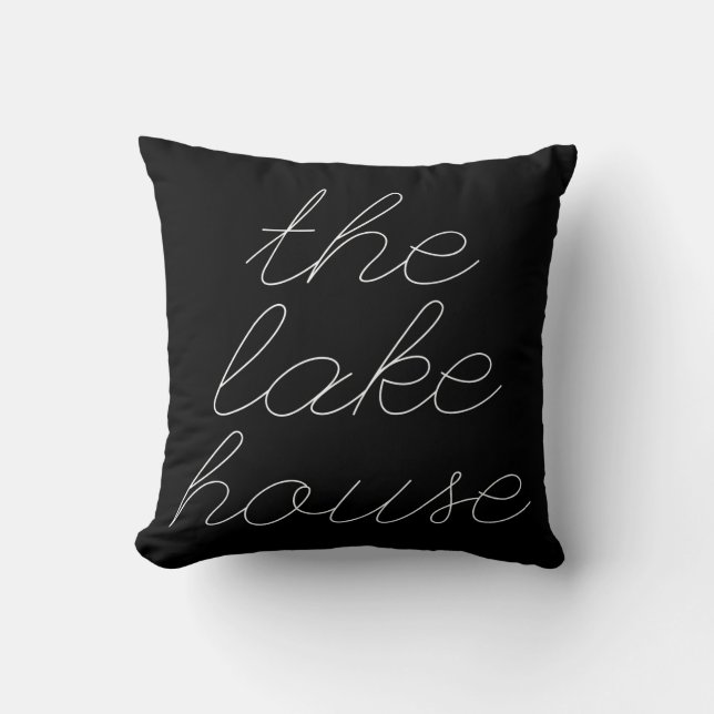 Coussin Le Lake House (Recto)