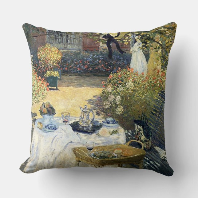 Coussin Le Luncheon Claude Monet (Recto)